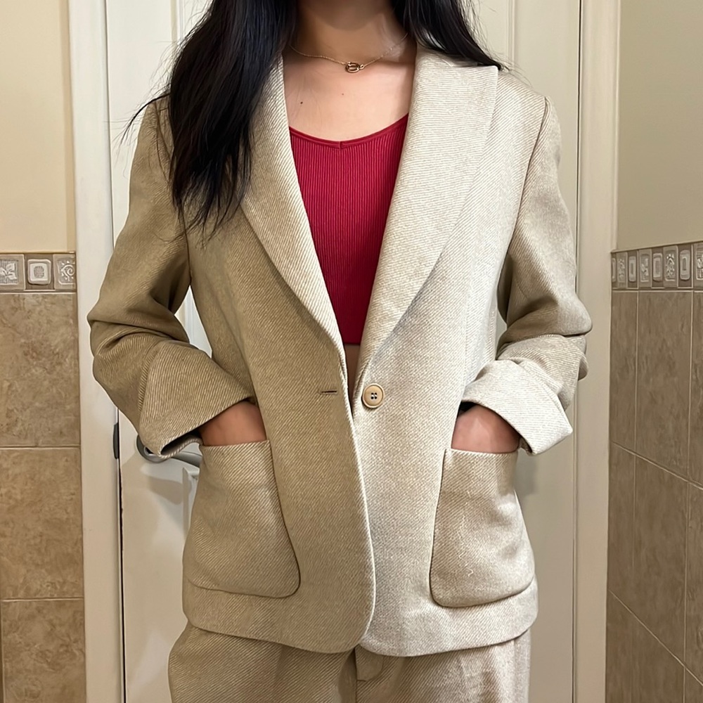Zara 2 pcs Blazer & Pants Set (Size US 8)